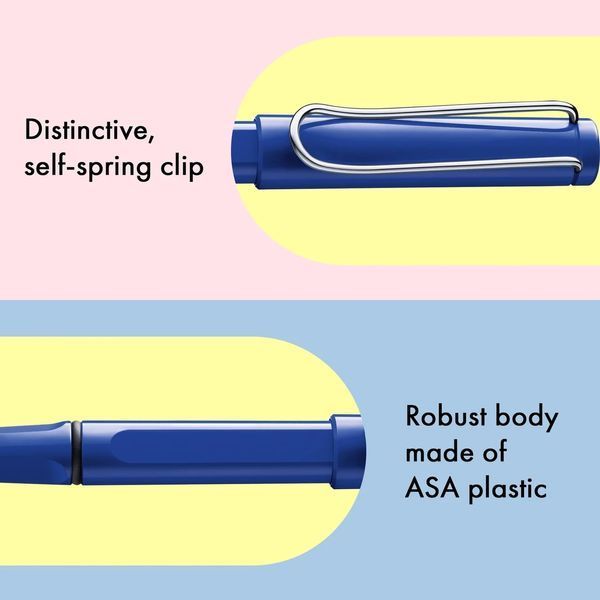 Ручка-ролер LAMY safari синя стрижень M63 1,0 мм синій (4001097) 4001097 фото