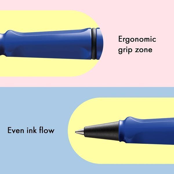Ручка-ролер LAMY safari синя стрижень M63 1,0 мм синій (4001097) 4001097 фото