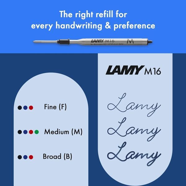 Ручка кулькова LAMY safari матова темно-синя M M16 синій стрижень (4032321) 4032321 фото