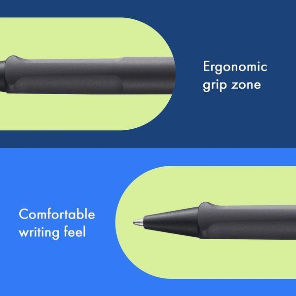 Ручка кулькова LAMY safari матова umbra M16 синій стрижень (4030237) 4030237 фото