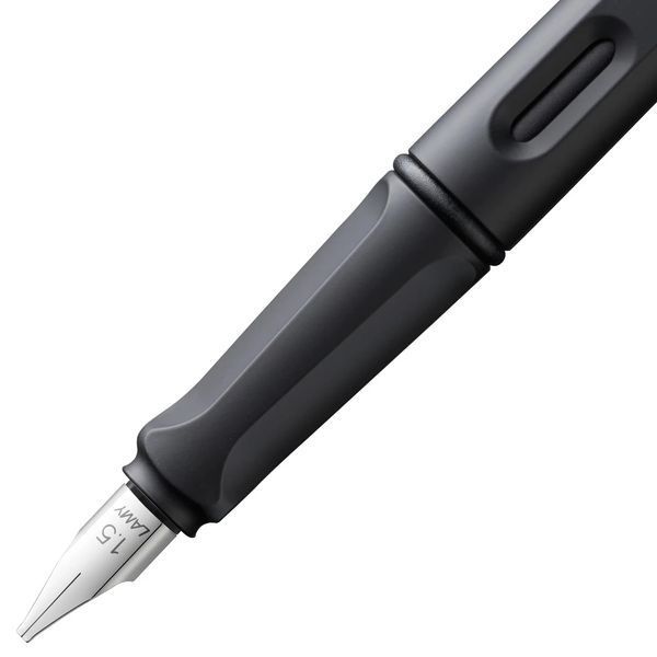 Ручка чорнильна LAMY joy матова чорна з хромованим ковпачком 1,1 мм чорнила T10 сині (4029990) 4029990 фото