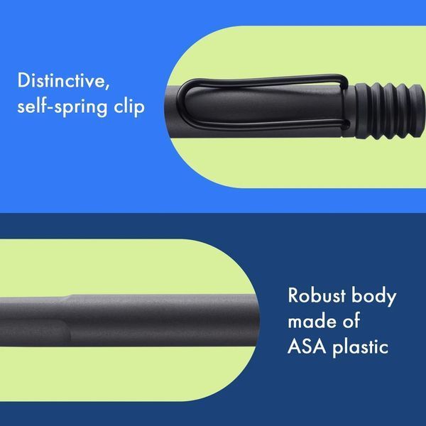 Ручка кулькова LAMY safari матова umbra M16 синій стрижень (4030237) 4030237 фото