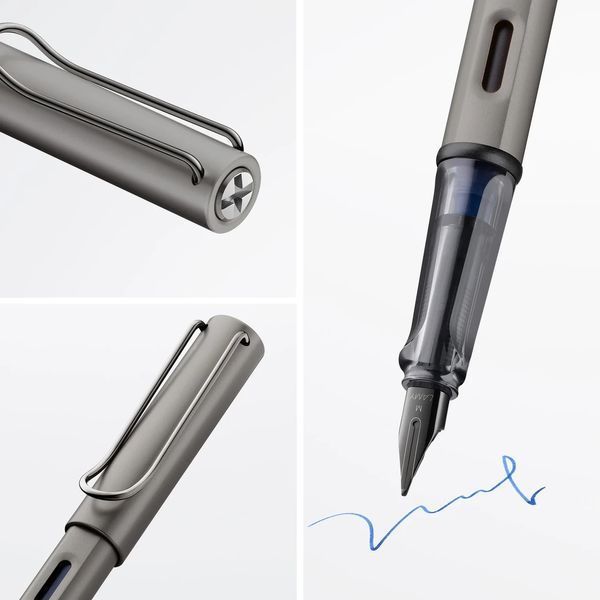 Ручка чорнильна LAMY Lx рутеній EF чорнила T10 сині (4031493) 4031493 фото