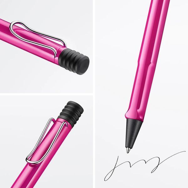 Ручка кулькова LAMY safari рожева M16 чорний стрижень (4000866) 4000866 фото