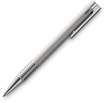 Ручка кулькова LAMY logo срібляста M16 синій стрижень (4026752) 4026752 фото