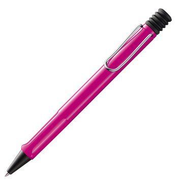 Ручка кулькова LAMY safari рожева M16 синій стрижень (4030239) 4030239 фото