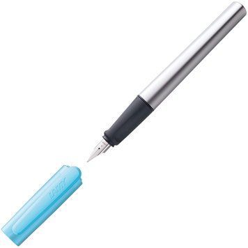 Ручка чорнильна LAMY nexx для дітей azure LH (для шульги) для лівої руки T10 чорні чорнила (4038588) 4038588 фото