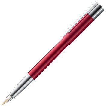 Ручка чорнильна LAMY scala pianored червона EF gold сині чорнила (4038117) 4038117 фото