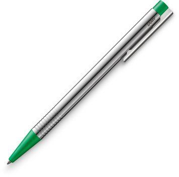 Ручка кулькова LAMY logo матова зелена M16 синій стрижень (4000848) 4000848 фото