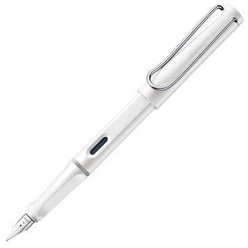 Ручка чорнильна LAMY safari біла EF T10 сині чорнила (4000250) 4000250 фото