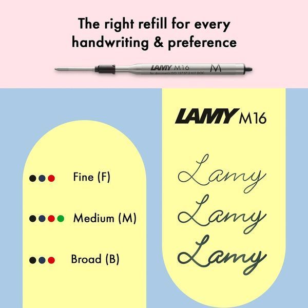 Ручка кулькова LAMY safari синя M16 чорний стрижень (4000881) 4000881 фото