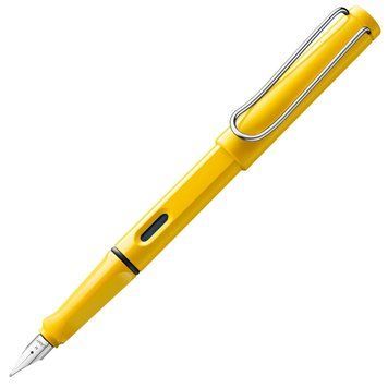 Ручка чорнильна LAMY safari жовта F T10 сині чорнила (4000214) 4000214 фото