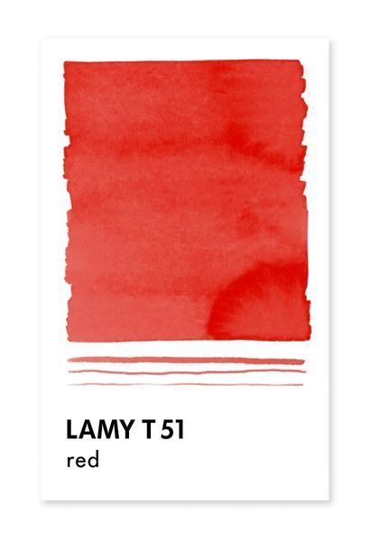 Чорнило LAMY T51 червоне 30 мл (1608926) 1608926 фото