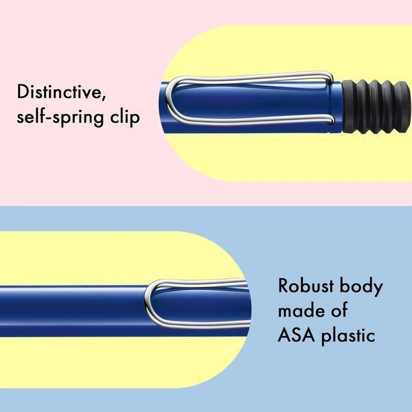 Ручка кулькова LAMY safari синя M16 синій стрижень (4000878) 4000878 фото