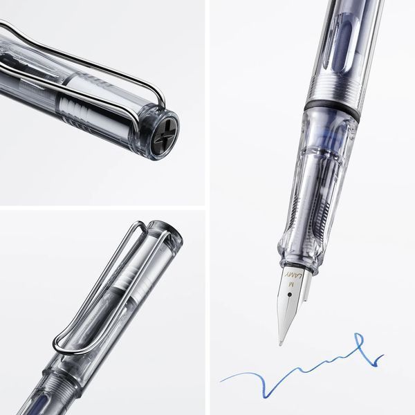 Ручка чорнильна LAMY safari vista M T10 сині чорнила (4000088) 4000088 фото