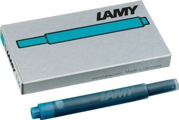 Набір чорнильних картриджів LAMY T10 бірюзовий 5 шт. (1602741) 1602741 фото