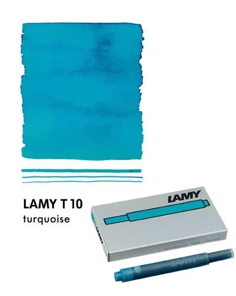 Набір чорнильних картриджів LAMY T10 бірюзовий 5 шт. (1602741) 1602741 фото