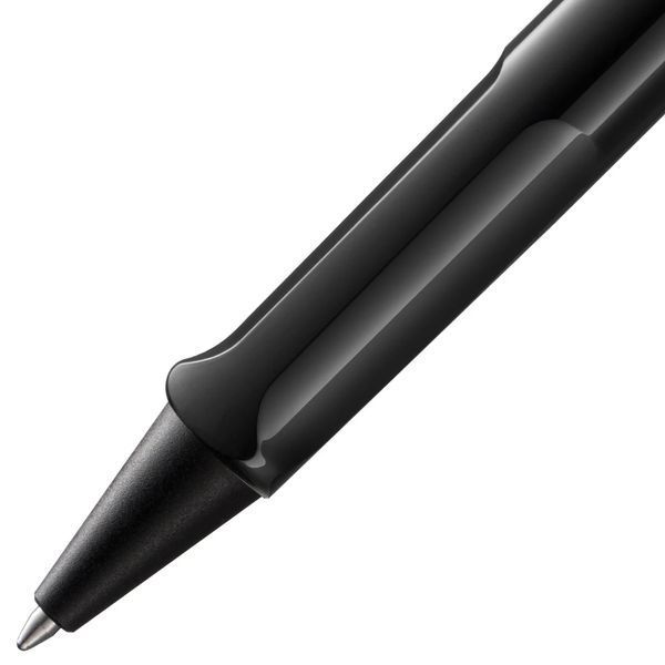 Ручка кулькова LAMY safari чорна M16 синій стрижень (4030235) 4030235 фото
