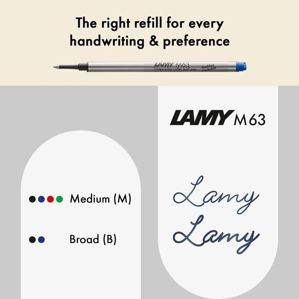 Ручка-ролер LAMY 2000 чорна стрижень M63 чорний (4001054) 4001054 фото