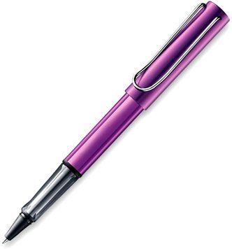 Ручка-ролер LAMY AL-star бузкова M M63 чорний стрижень (4037265) 4037265 фото