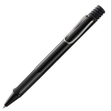 Ручка кулькова LAMY safari чорна M16 чорний стрижень (4000905) 4000905 фото