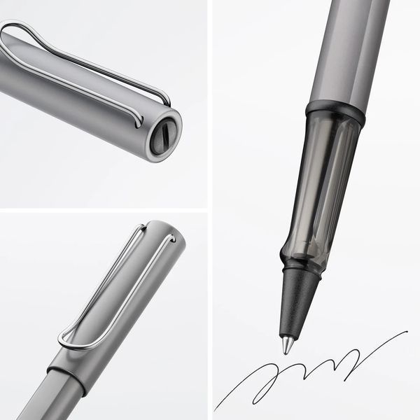 Ручка-ролер LAMY AL-star graphite M M63 чорний стрижень (4001133) 4001133 фото