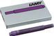 Набір чорнильних картриджів LAMY T10 фіолетовий 5 шт. (1605783) 1605783 фото 1