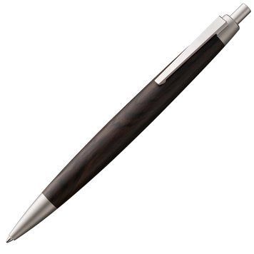 Ручка кулькова LAMY 2000 чорна wood M16 чорний стрижень (4029642) 4029642 фото