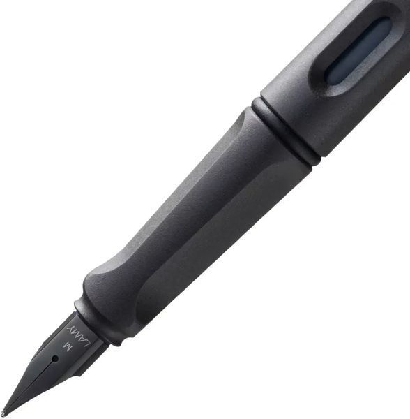 Ручка чорнильна LAMY safari матова чорна LH (для шульги) T10 сині чорнила (4000208) 4000208 фото