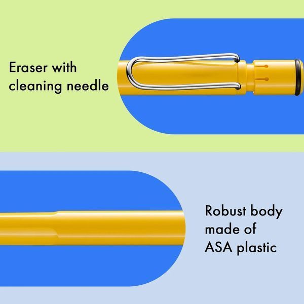 Олівець механічний LAMY safari жовтий 0,5 мм (4000747) 4000747 фото