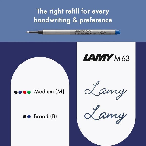 Ручка-ролер LAMY safari vista M M63 синій стрижень (4001073) 4001073 фото