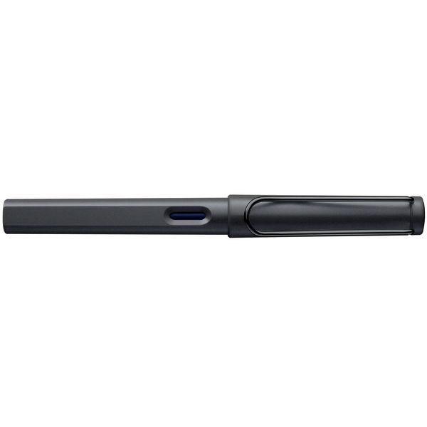 Ручка чорнильна LAMY safari матова чорна LH (для шульги) T10 сині чорнила (4000208) 4000208 фото