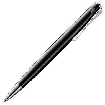 Ручка кулькова LAMY studio pianoblack стрижень M16 чорний (4032681) 4032681 фото