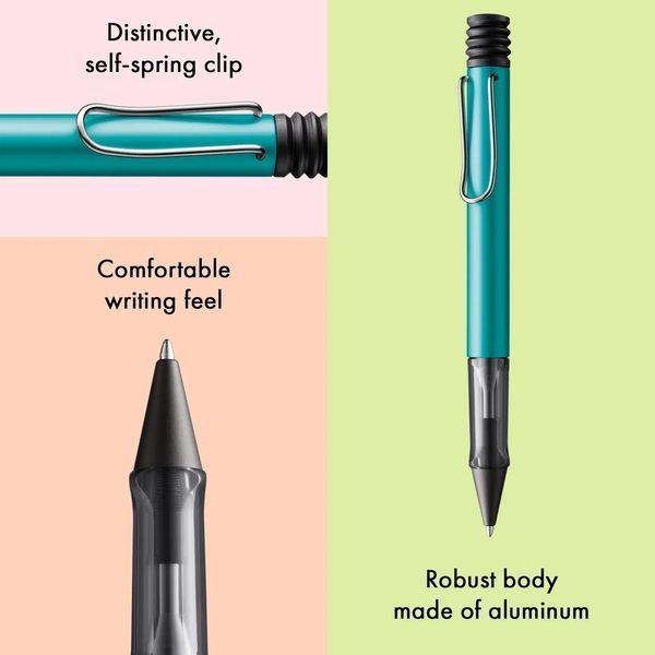 Ручка кулькова LAMY AL-star бірюзова M16 чорний стрижень (4034725) 4034725 фото