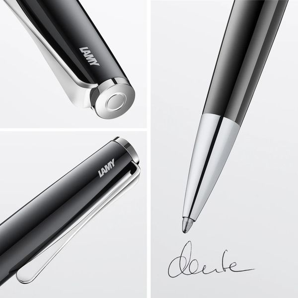 Ручка кулькова LAMY studio pianoblack стрижень M16 чорний (4032681) 4032681 фото
