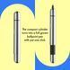Ручка кулькова LAMY pico chrome M22 чорний стрижень (4001041) 4001041 фото 5