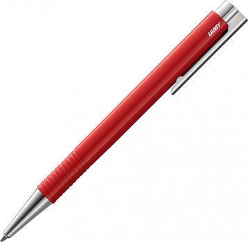 Ручка кулькова LAMY logo M+ червона стрижень M16 синій (4030227) 4030227 фото
