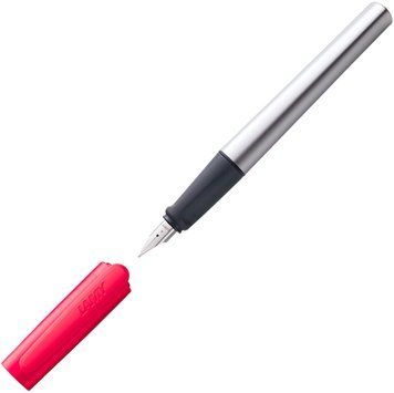 Ручка чорнильна LAMY nexx для дітей crimson LH (для шульги) для лівої руки T10 чорні чорнила (4038591) 4038591 фото