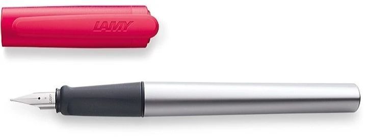 Ручка чорнильна LAMY nexx для дітей crimson LH (для шульги) для лівої руки T10 чорні чорнила (4038591) 4038591 фото