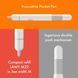 Ручка кулькова LAMY pico біла M22 чорний стрижень (4001035) 4001035 фото 4
