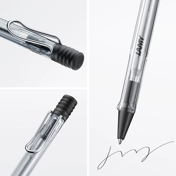 Ручка кулькова LAMY safari vista M16 чорний стрижень (4000863) 4000863 фото