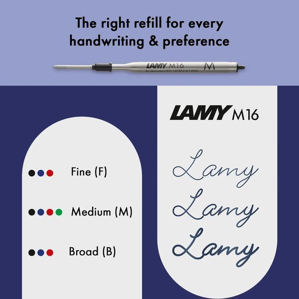 Ручка кулькова LAMY safari vista M16 синій стрижень (4030241) 4030241 фото