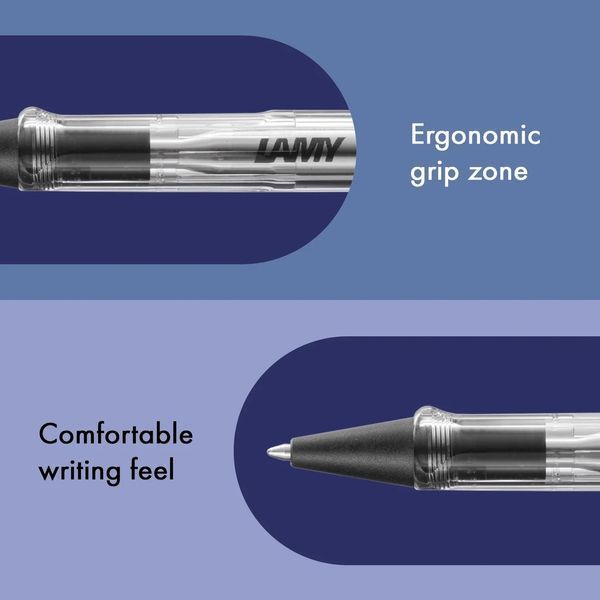 Ручка кулькова LAMY safari vista M16 синій стрижень (4030241) 4030241 фото